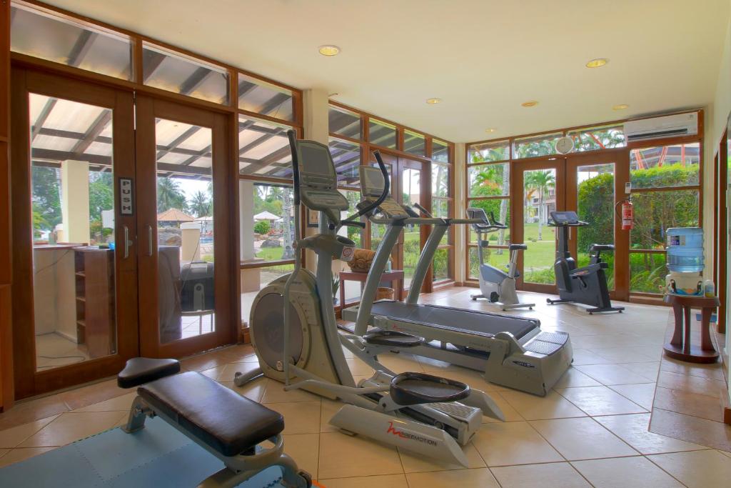 Fitness centrum a/nebo fitness zařízení v ubytování Nirwana Resort Hotel
