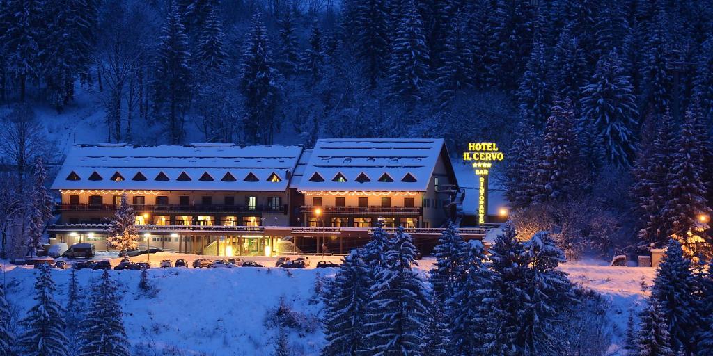 Hotel Il Cervo, SPA & Wellness, Bike Hotel v zimě