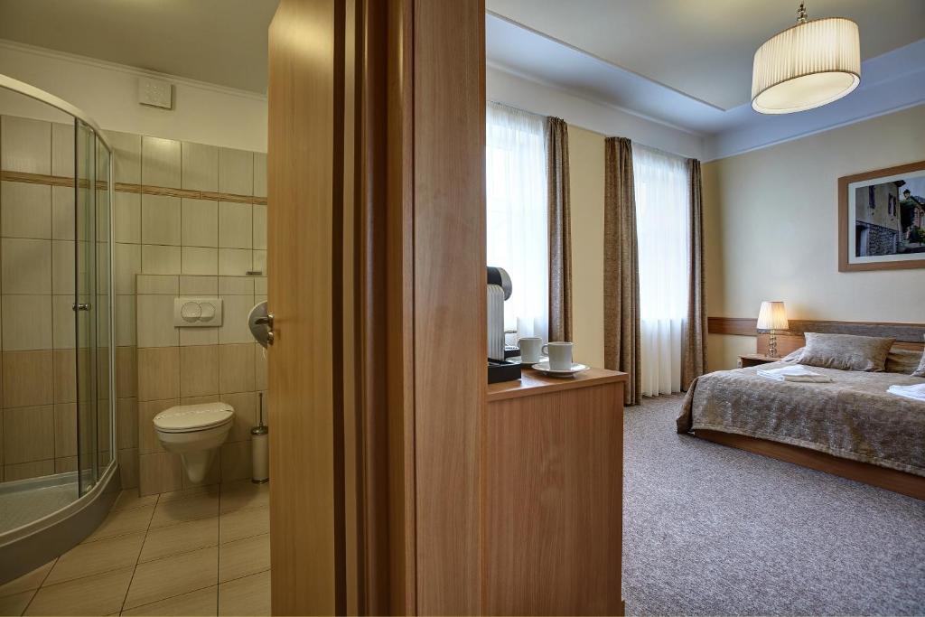 Koupelna v ubytování Aquasol Resort
