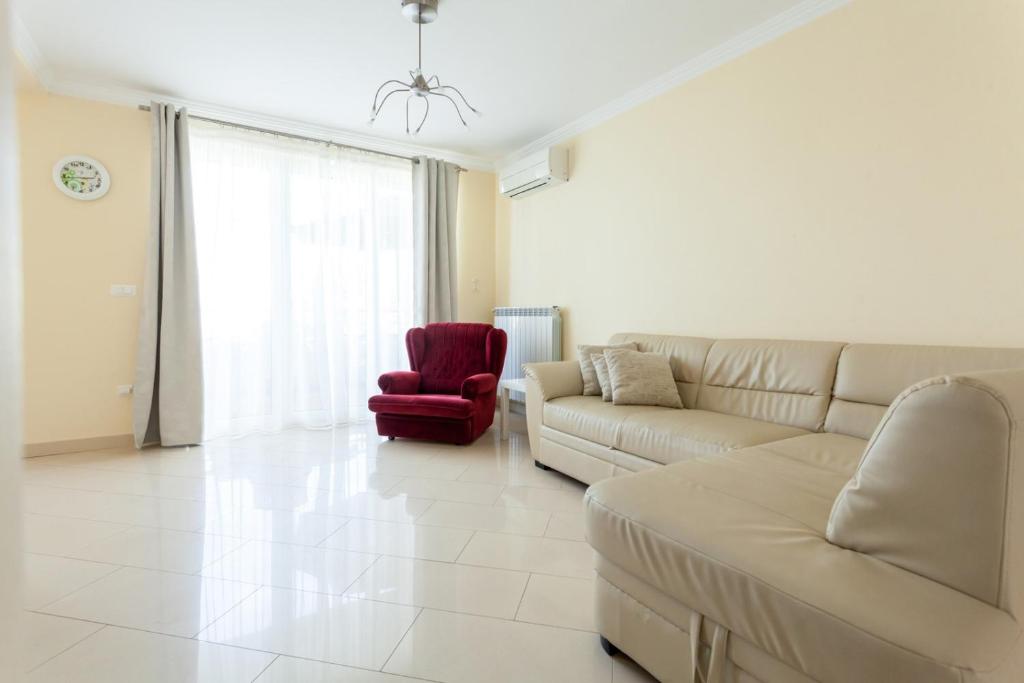 Część wypoczynkowa w obiekcie Apartments Svalina