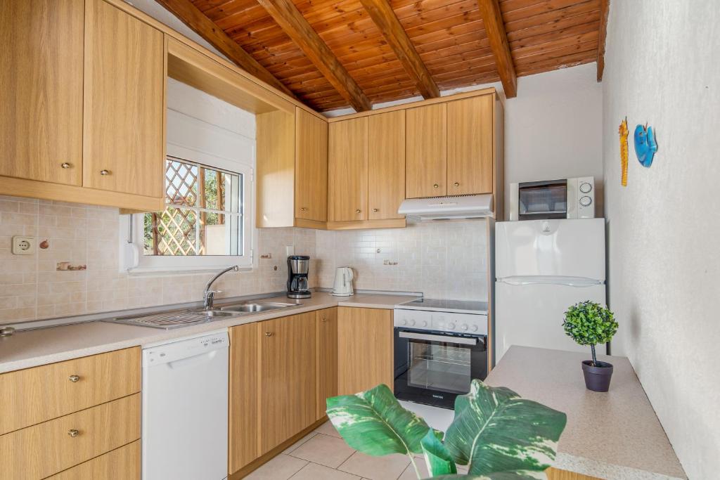 Kuchyň nebo kuchyňský kout v ubytování Sissi Hills Villa