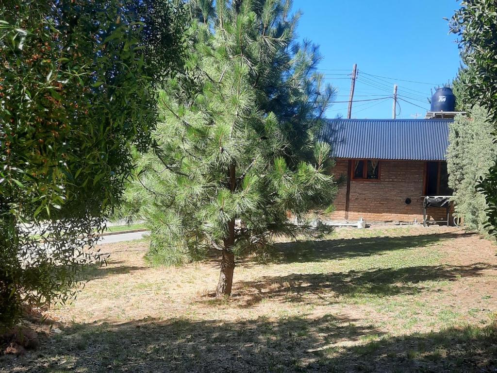 Zahrada ubytování Cabaña acogedora en el centro de Epuyen