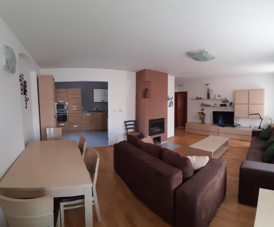 Kuchyň nebo kuchyňský kout v ubytování Apartmán Na Kamenu