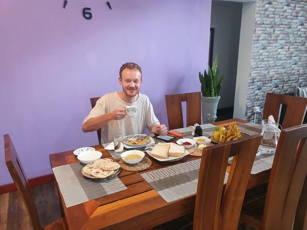 Jídlo v penzionu nebo okolí