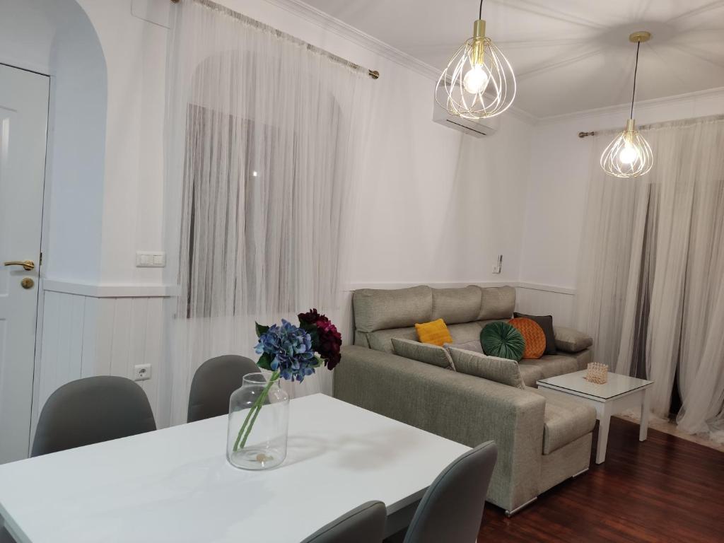 Posezení v ubytování Apartamentos BARBAS