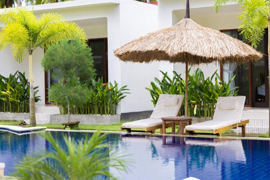 Bazén v ubytování The Kebon Lombok nebo v jeho okolí