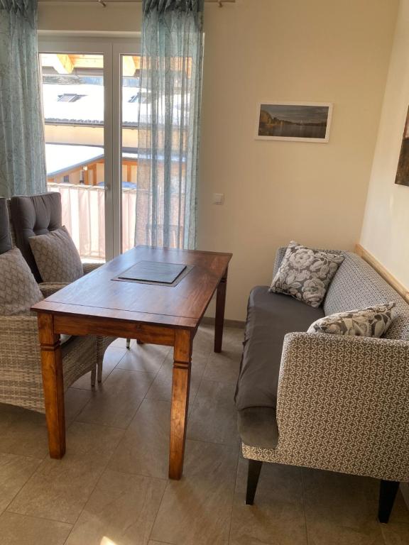 Posezení v ubytování Ferienhaus Ute