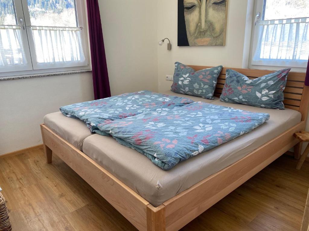 Postel nebo postele na pokoji v ubytování Ferienhaus Ute