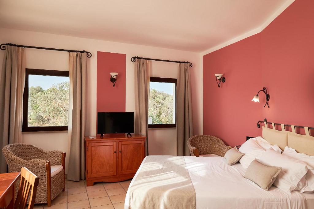Postel nebo postele na pokoji v ubytování Hotel Montecallini - Adult Only 14