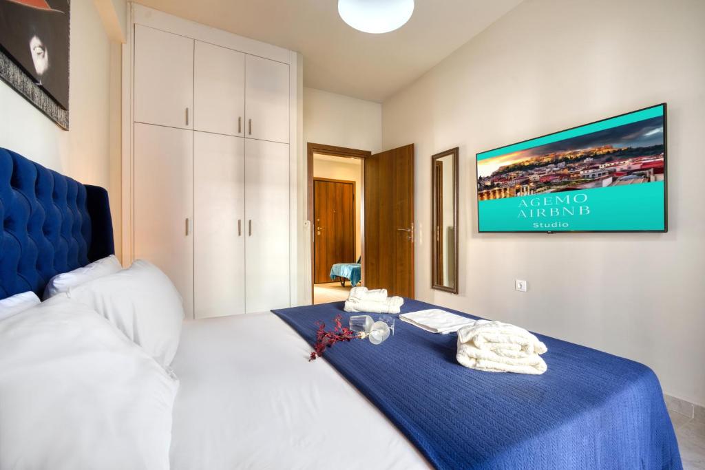 Blue Horizon - City Center Close to Metro - Appartement D'une Chambre