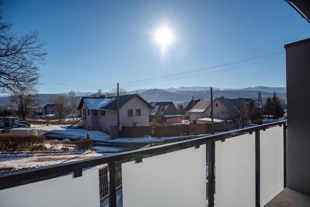 Výhľad na hory alebo výhľad na hory priamo z apartmánu