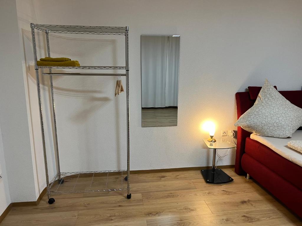 Postel nebo postele na pokoji v ubytování Gasthof Legend