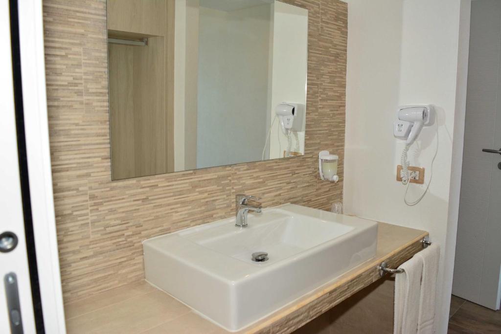 Koupelna v ubytování Hotel La Contessa