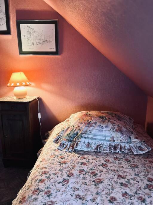 Posteľ alebo postele v izbe v ubytovaní labarretaine , une maison de caractère