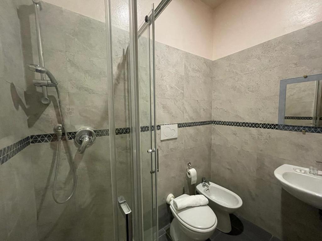 Koupelna v ubytování Hotel 26