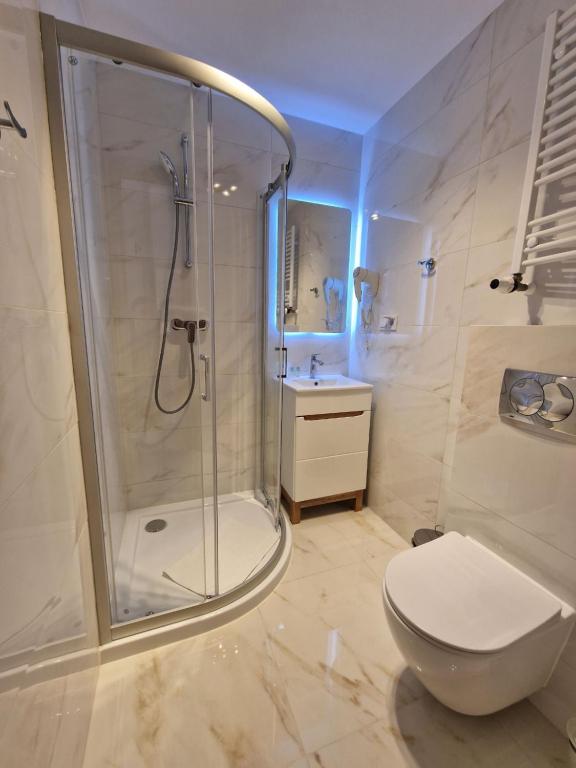 Koupelna v ubytování Villa Cristal