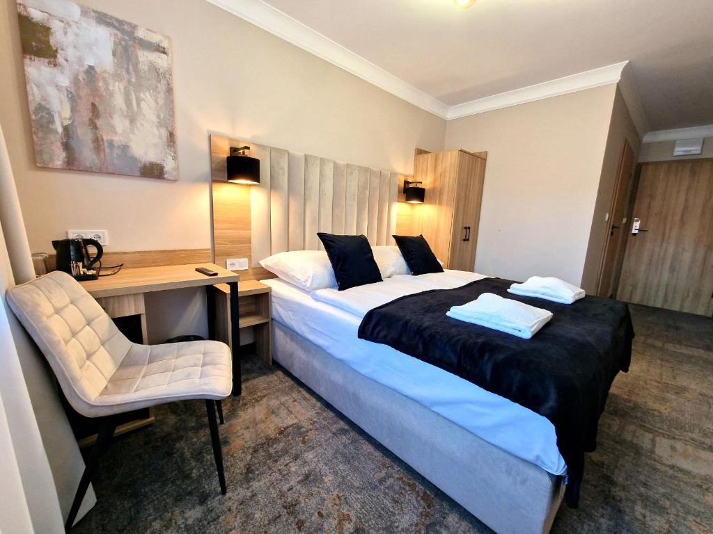 Postel nebo postele na pokoji v ubytování Villa Cristal