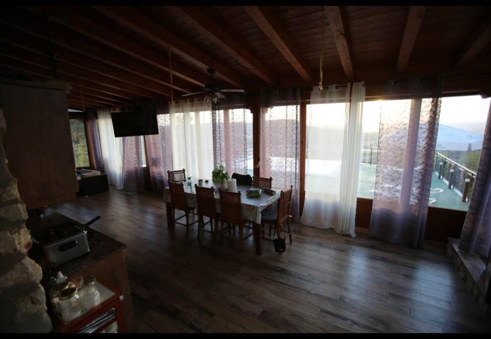 Posezení v ubytování Casa rural con piscina y vistas