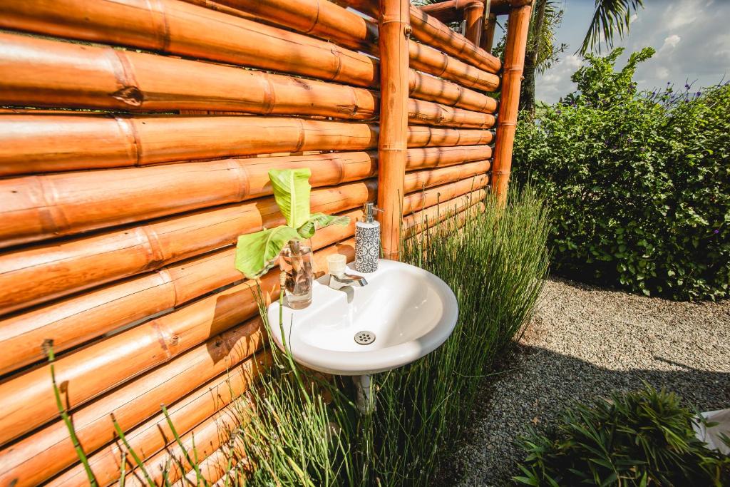 Zahrada ubytování Cerro Tusa Glamping