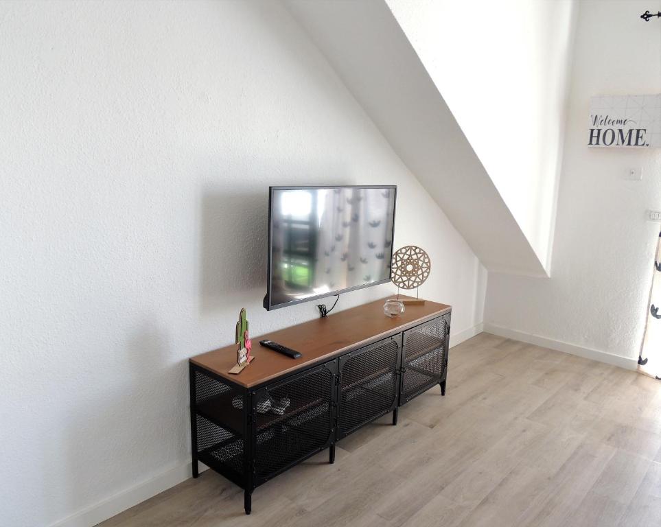 TV a/nebo společenská místnost v ubytování Mi Lugar FTV