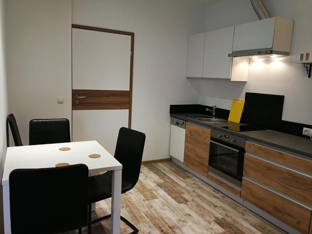 Dapur atau dapur kecil di Domek przy lesie 2