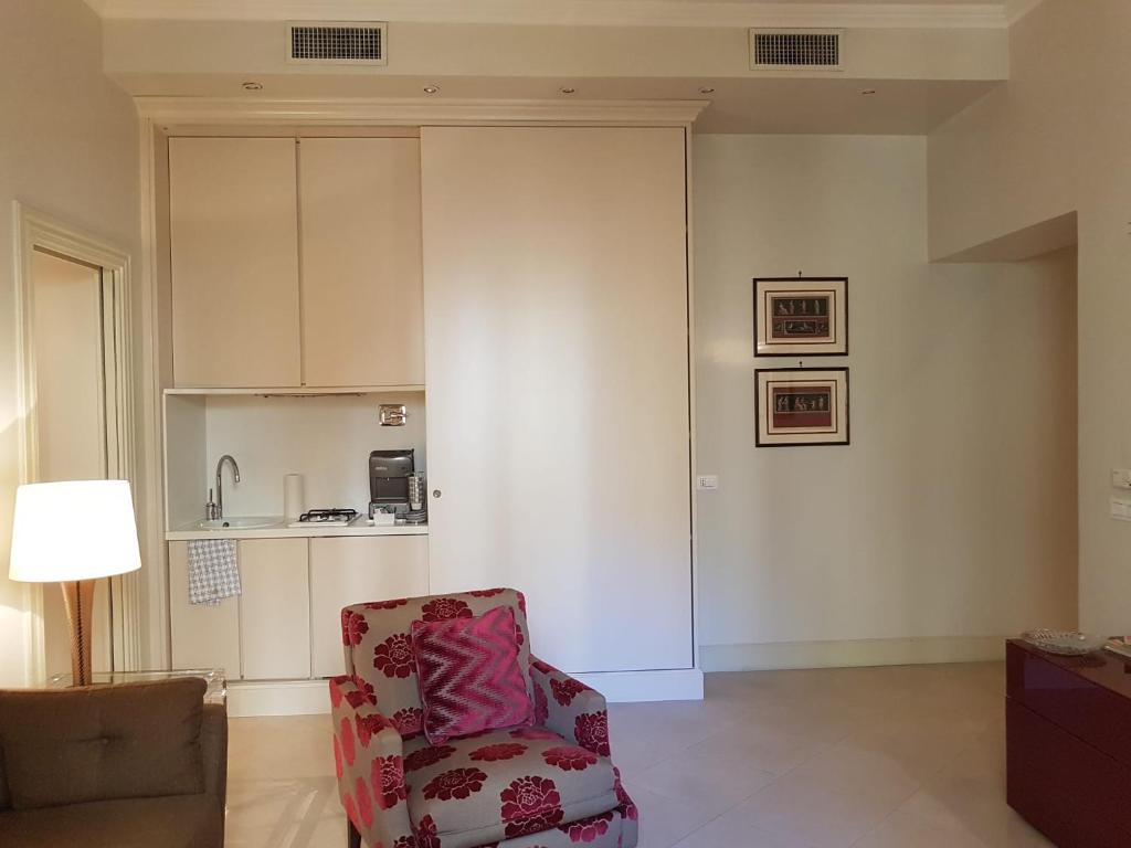 A kitchen or kitchenette at Popolo square deluxe flat