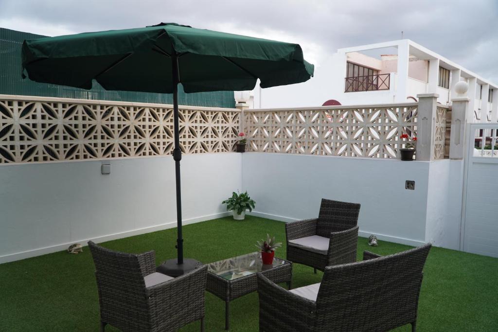 A patio or other outdoor area at ROSET