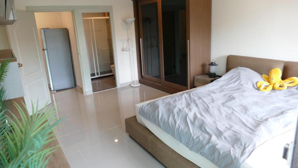 Postel nebo postele na pokoji v ubytování Influencer Dream Bangkok