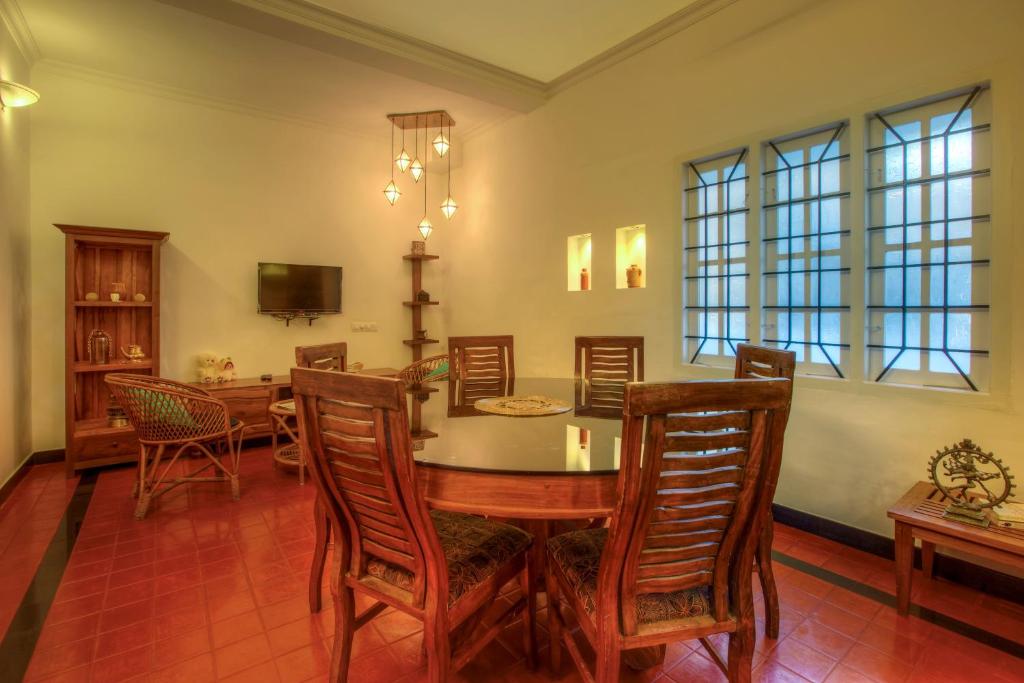 La sala da pranzo
