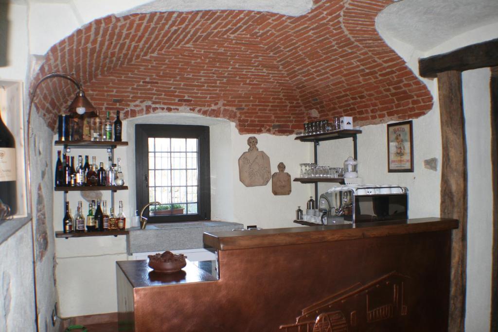 Dapur atau dapur kecil di Il Vecchio Mulino Di Bairo