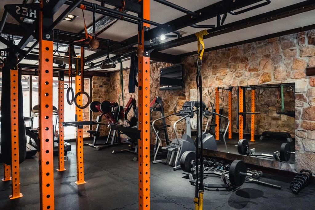 Fitness centrum a/nebo fitness zařízení v ubytování Pałac Wojanów
