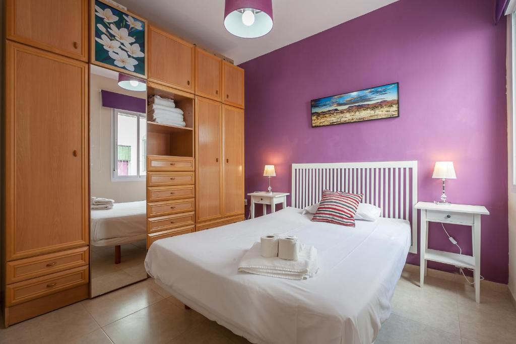 Postel nebo postele na pokoji v ubytování Salado Home