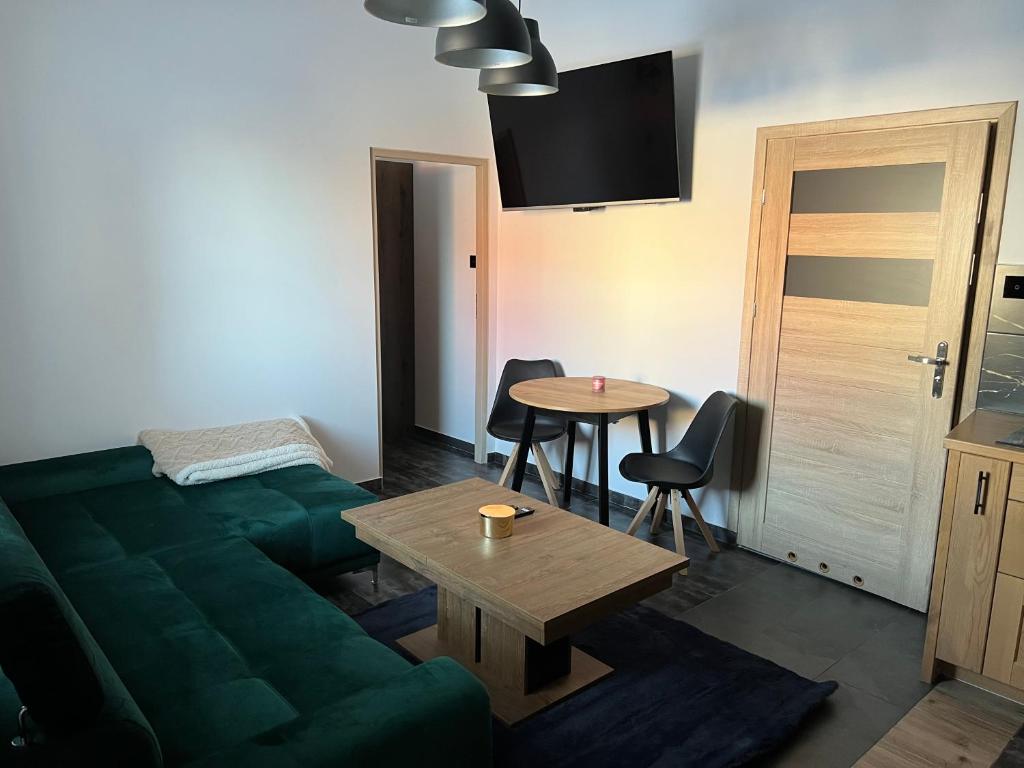 Posedenie v ubytovaní Apartamenty Słowianka-BUTELKOWY