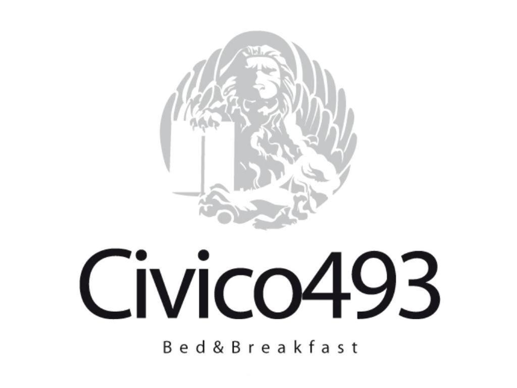 a logo for a restaurant called bed and breakfast at Civico 493 B'n'B in Preganziol