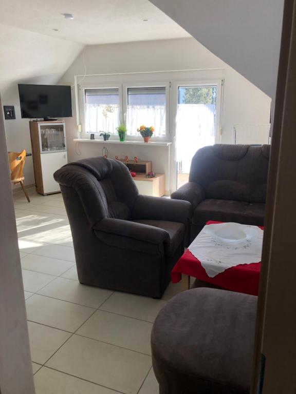 Posezení v ubytování Napfény Ház Sonnenschein Haus