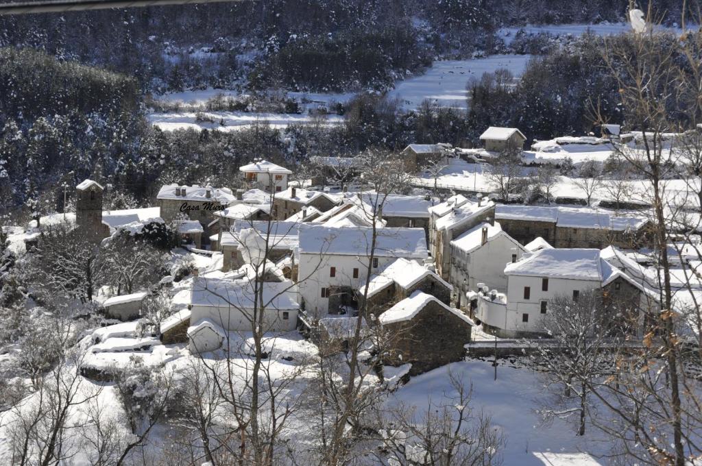 Casa Muro Ordesa en invierno