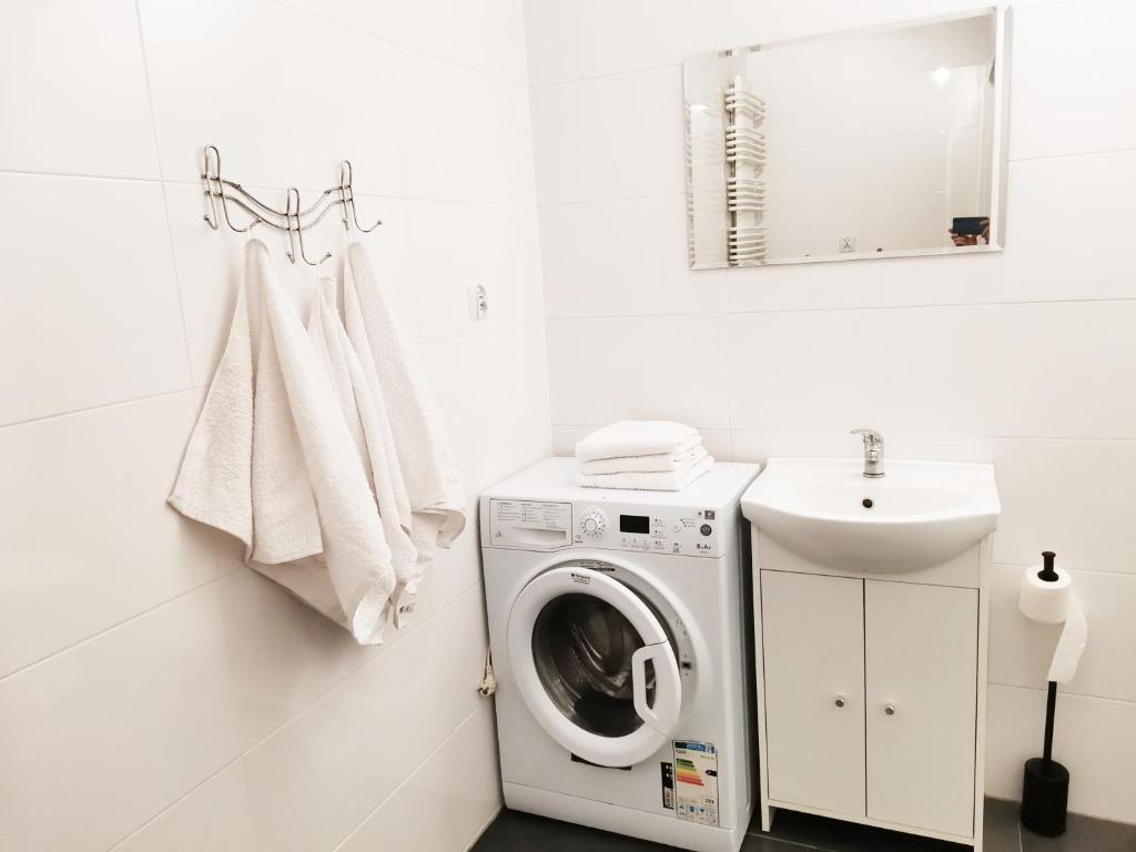 Kúpeľňa v ubytovaní Apartament Piernikowe Serce