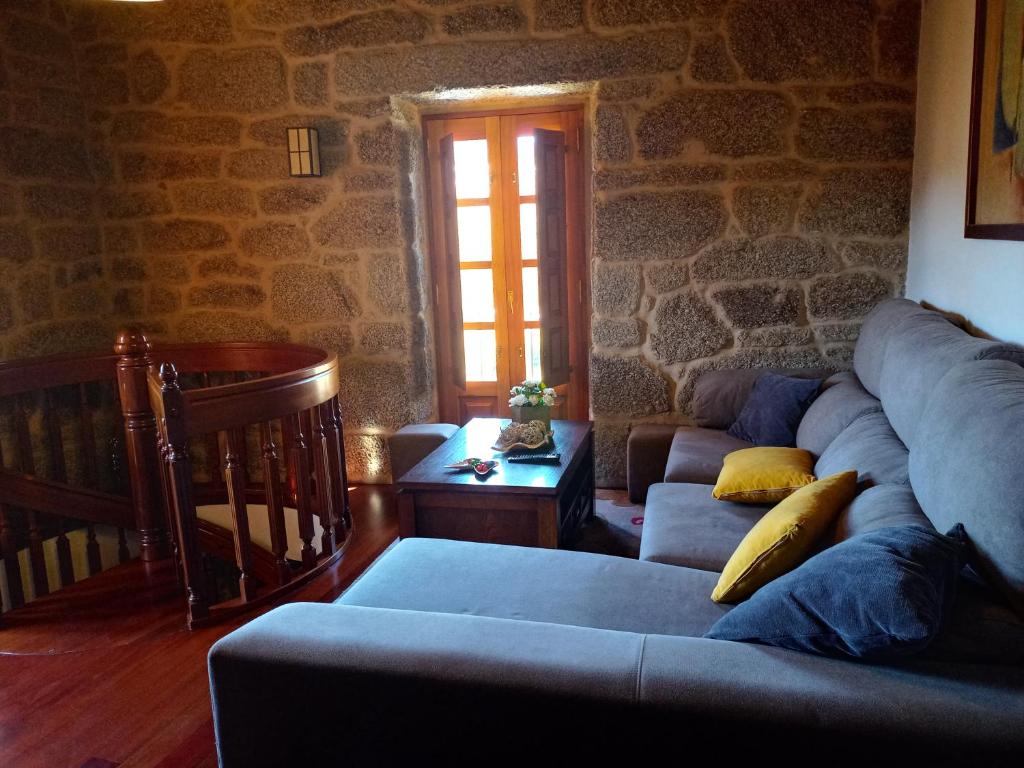 Posezení v ubytování Vivienda Turística A Petada de San Clodio