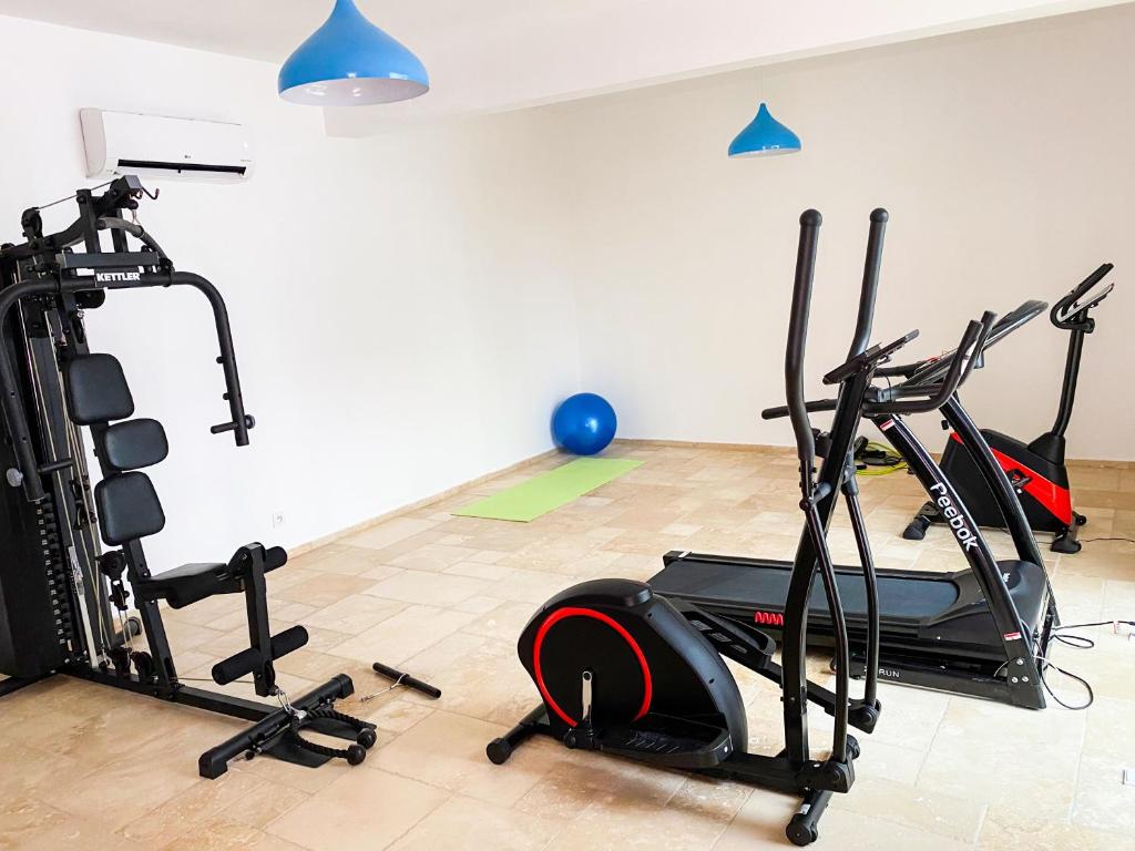 Fitness centrum a/nebo fitness zařízení v ubytování Alladin Boutique Beach Hotel and SPA Zanzibar