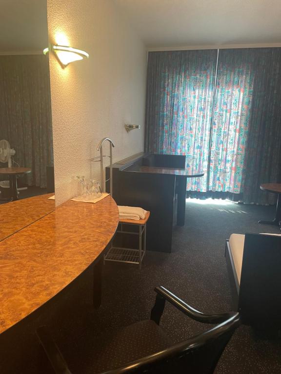Posezení v ubytování Hotel Bitterfelder Hof