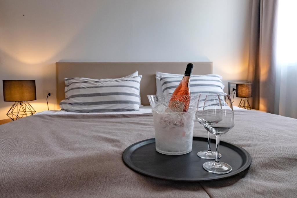 Postel nebo postele na pokoji v ubytování Agriturismo Le Tese
