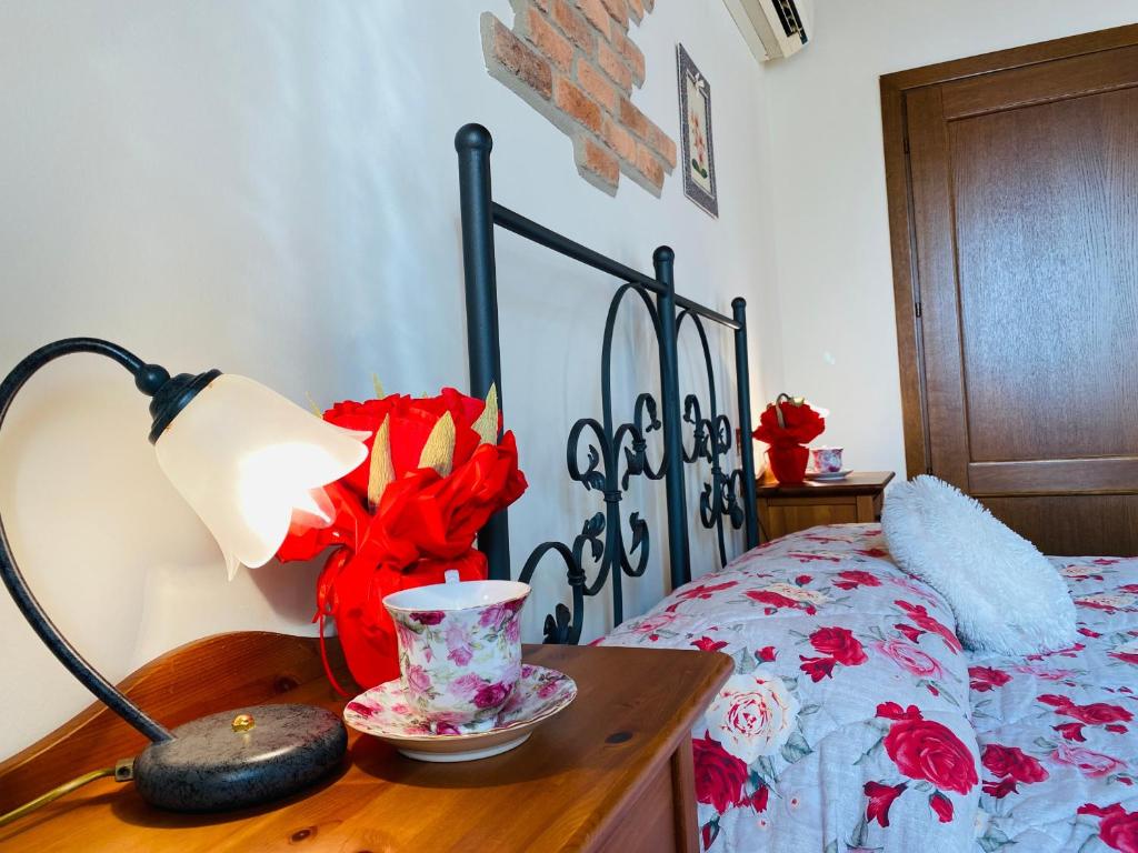 Postel nebo postele na pokoji v ubytování Agriturismo Le Tese