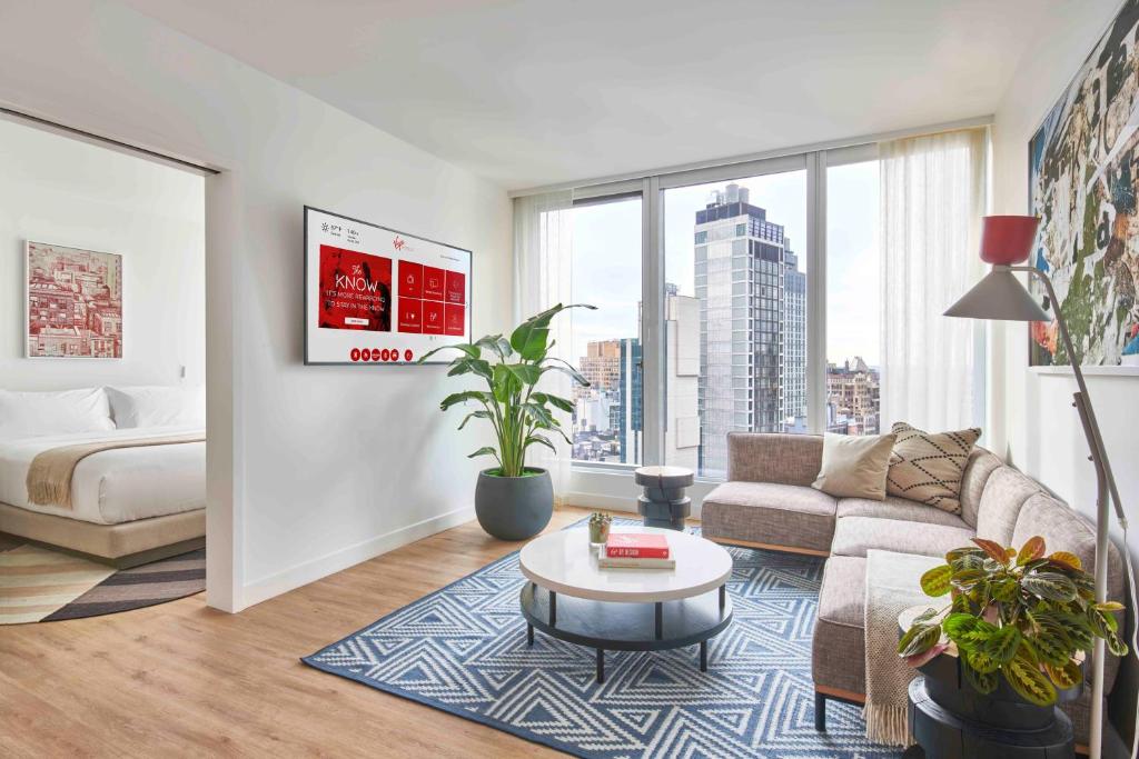 Virgin Hotels New York City - Sky Chamber Suite Mit Stadtblick