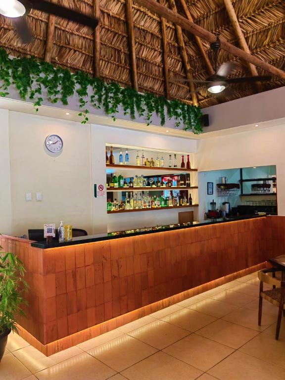 Lounge nebo bar v ubytování Hotel Chablis Palenque