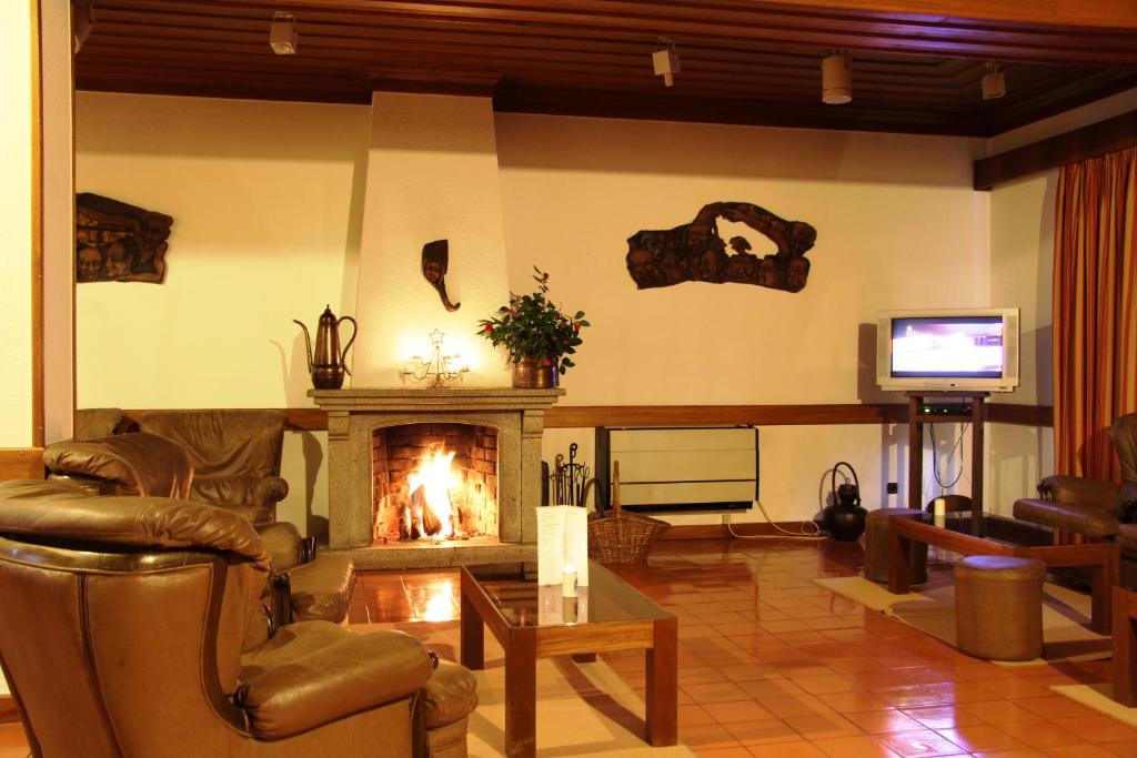 Posezení v ubytování Hotel de Arganil