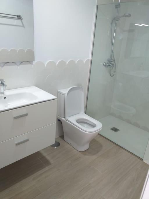 A bathroom at New luxury villa with jacuzzi in heart of Lanzarote