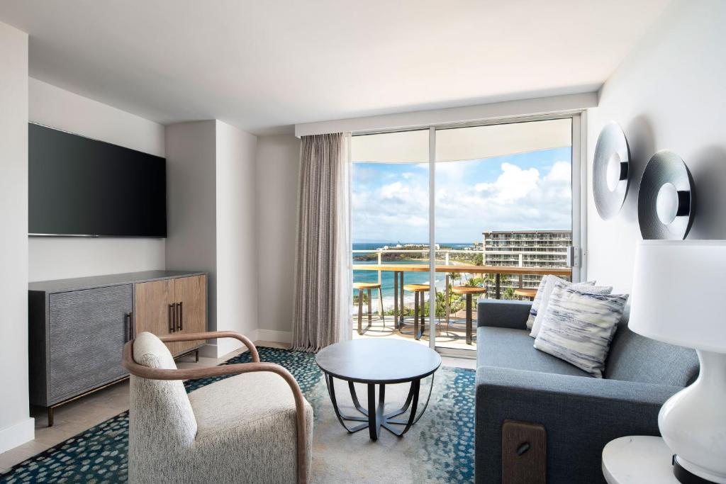 The Westin Maui Resort & Spa, Ka'anapaliにあるテレビまたはエンターテインメントセンター