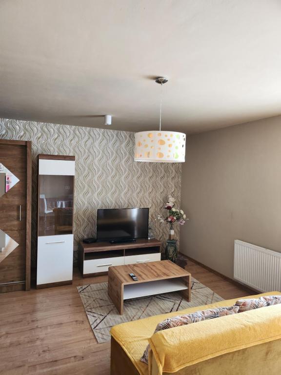 Kuchyň nebo kuchyňský kout v ubytování Apartmán Greenside