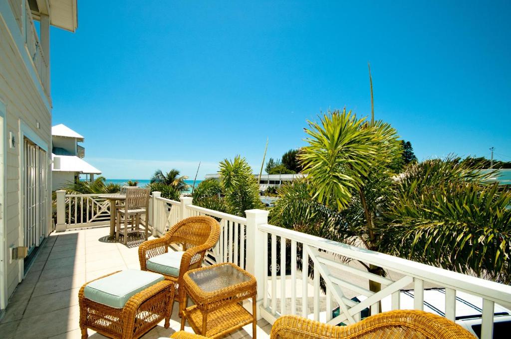 En balkon eller terrasse på Townhouse 3 Bedroom A