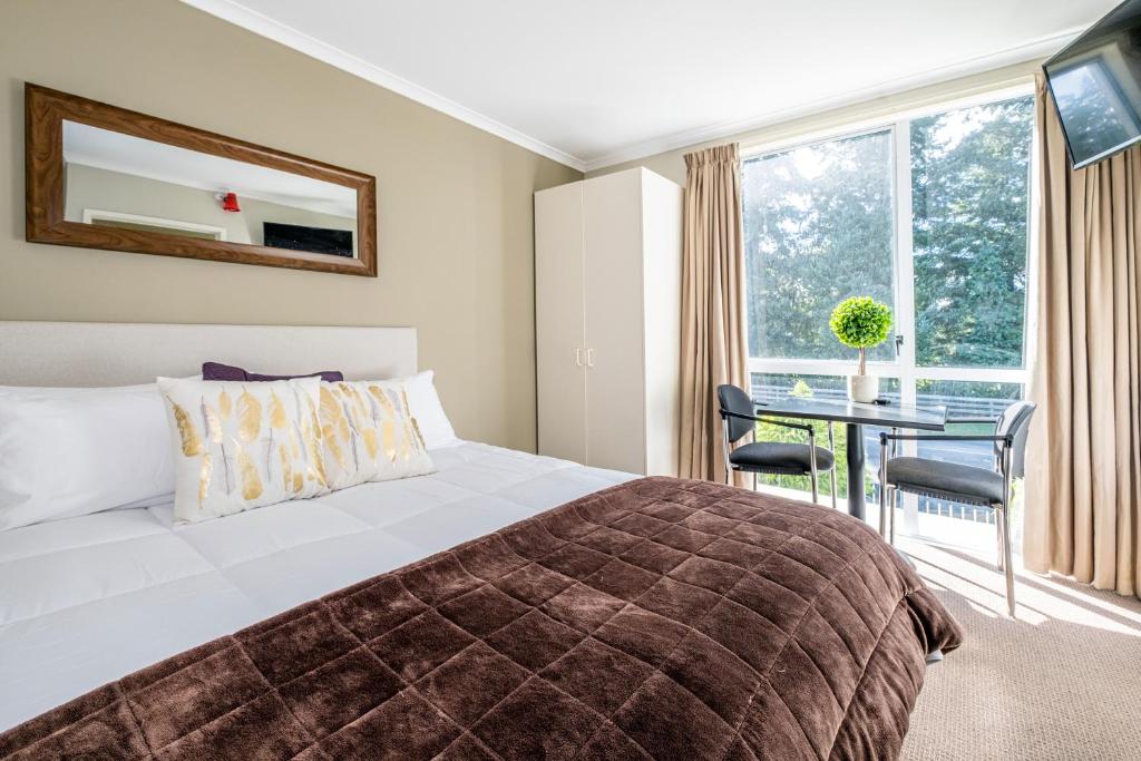 Postel nebo postele na pokoji v ubytování Sunny Apartment Methven